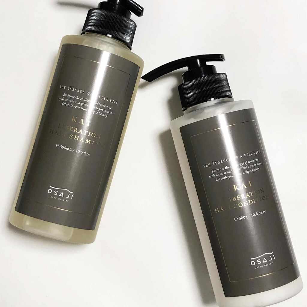 ヘアシャンプー/ヘアコンディショナー/OSAJI/市販シャンプーを使ったクチコミ(1枚目)