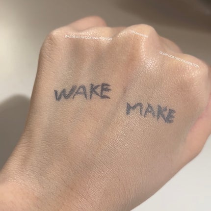 ウォーターベルベットカバーファンデーション/wakemake/リキッドファンデーションを使ったクチコミ(4枚目)