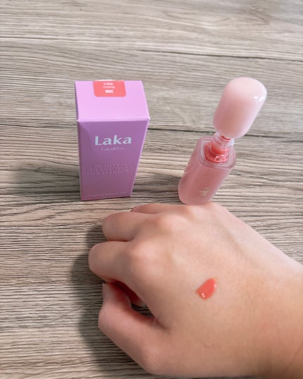 ポッピングバルーンティント/Laka/リップティントを使ったクチコミ(2枚目)