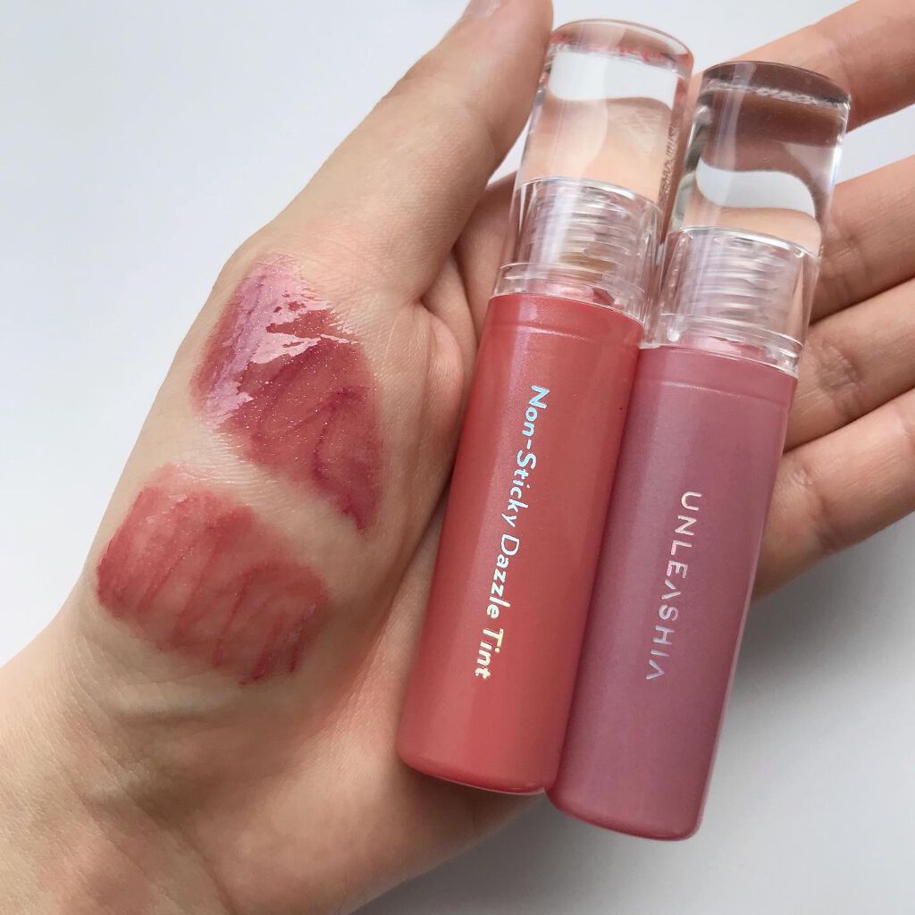 ノンスティッキーダズルティント N°5ナイスステップ【旧】/unleashia/リップティントを使ったクチコミ（1枚目）