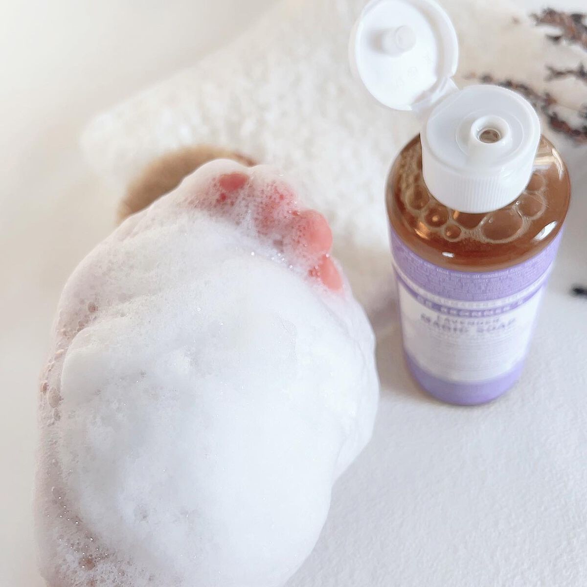 マジックソープ ラベンダー/ドクターブロナー/ボディソープを使ったクチコミ(5枚目)