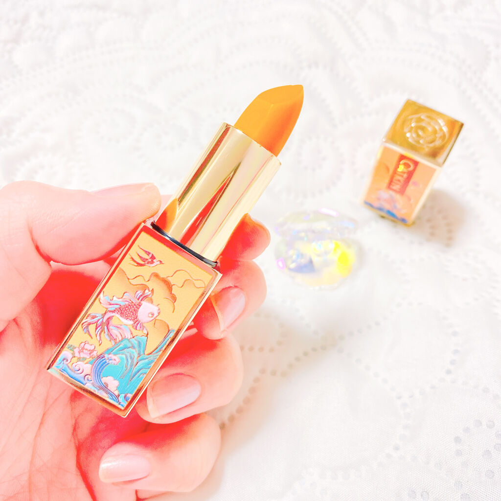 春江花月 保湿リップクリーム/CATKIN/リップケアを使ったクチコミ（2枚目）