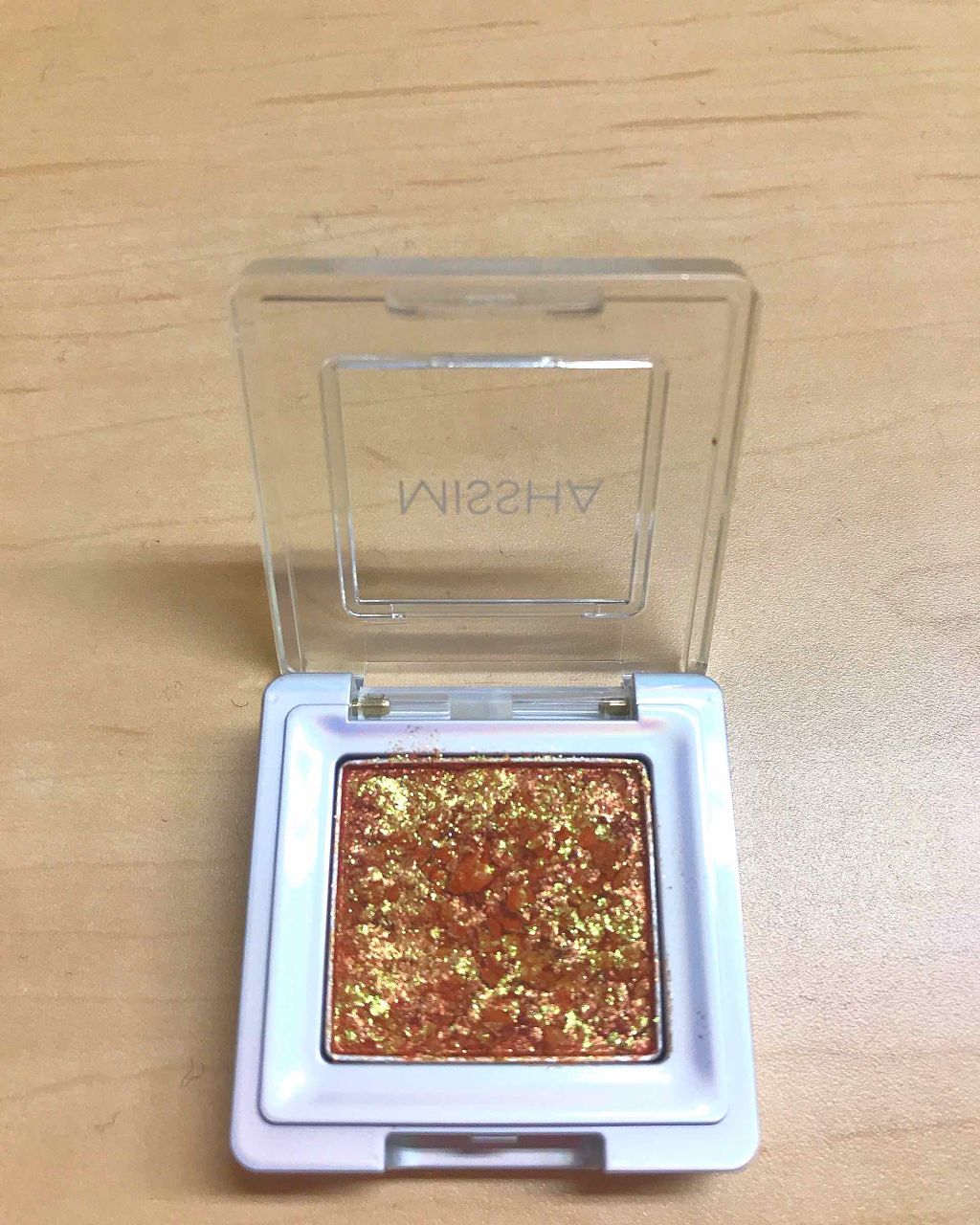 グリッタープリズム シャドウ/MISSHA/グリッターを使ったクチコミ（2枚目）