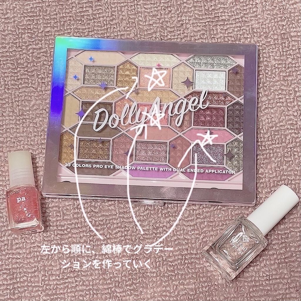 LJ  ジェルネイル トップコート オーロラ/セリア/ジェルネイルを使ったクチコミ（3枚目）