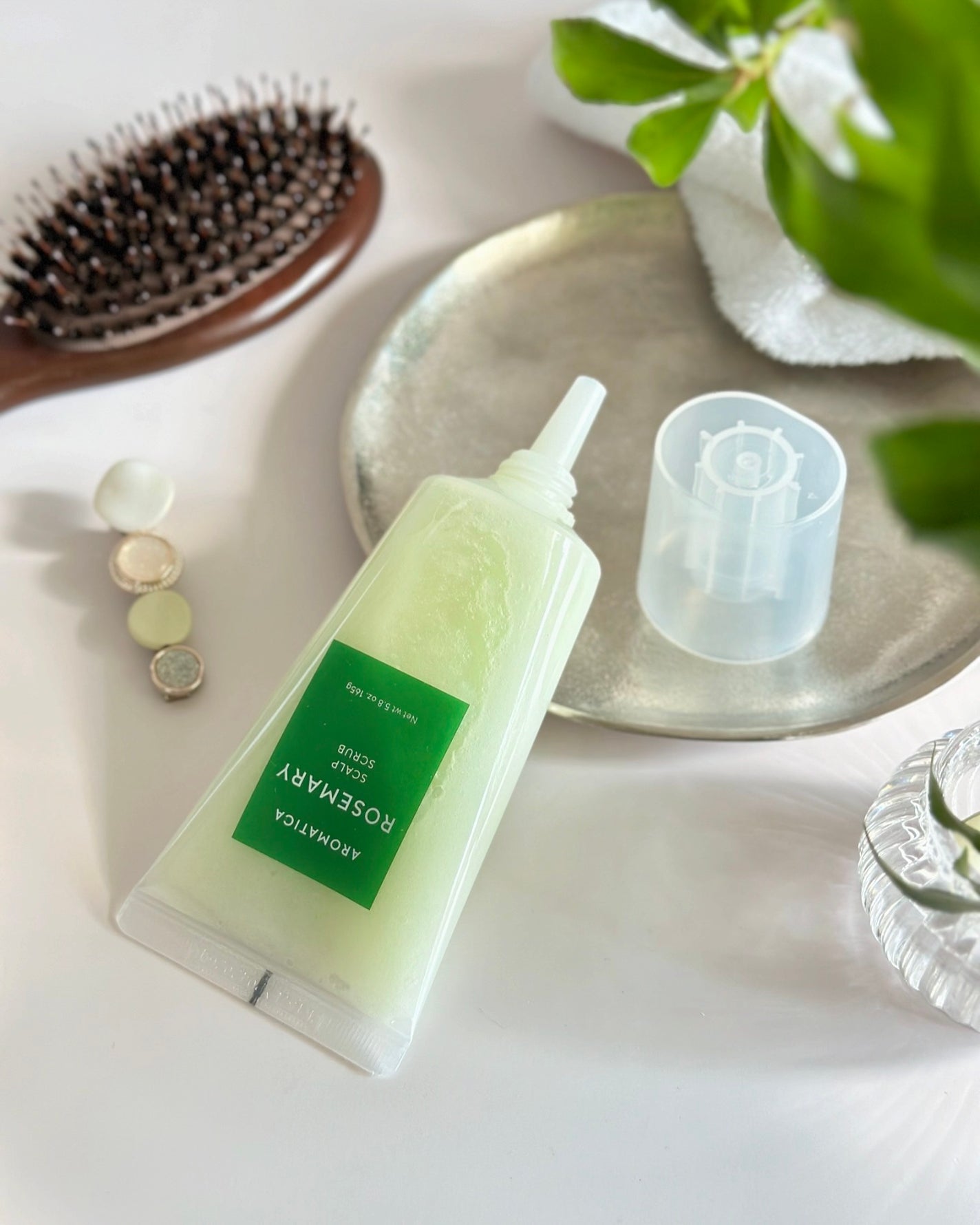 ローズマリー スカルプ スクラブ/AROMATICA/ヘッドスクラブを使ったクチコミ(1枚目)