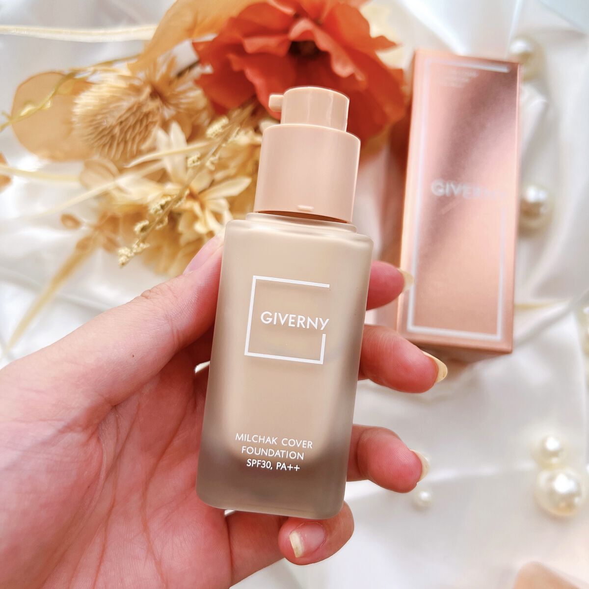 密着カバーファンデーション/GIVERNY/リキッドファンデーションを使ったクチコミ（2枚目）