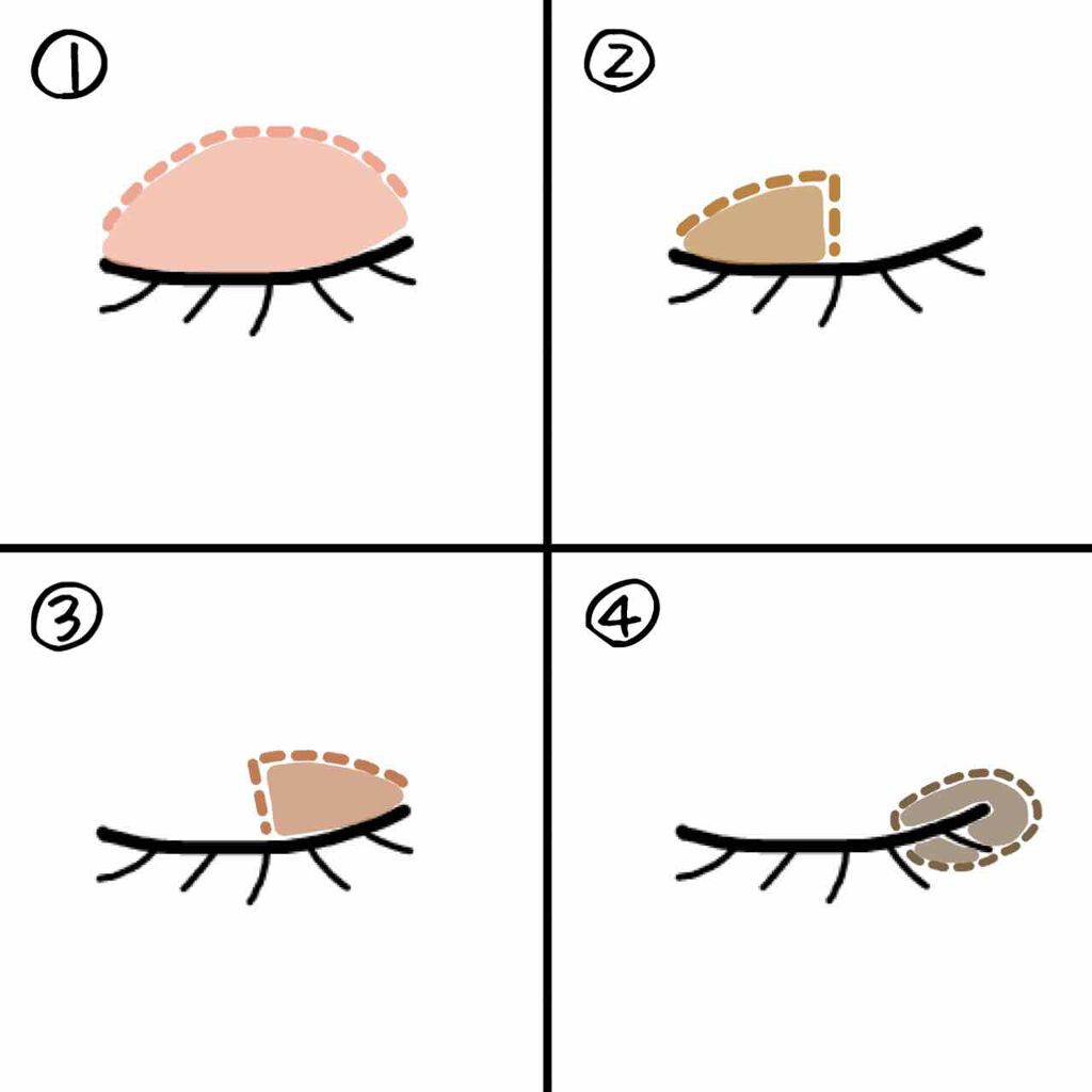 シングルカラーアイシャドウ/CEZANNE/単色アイシャドウを使ったクチコミ（2枚目）
