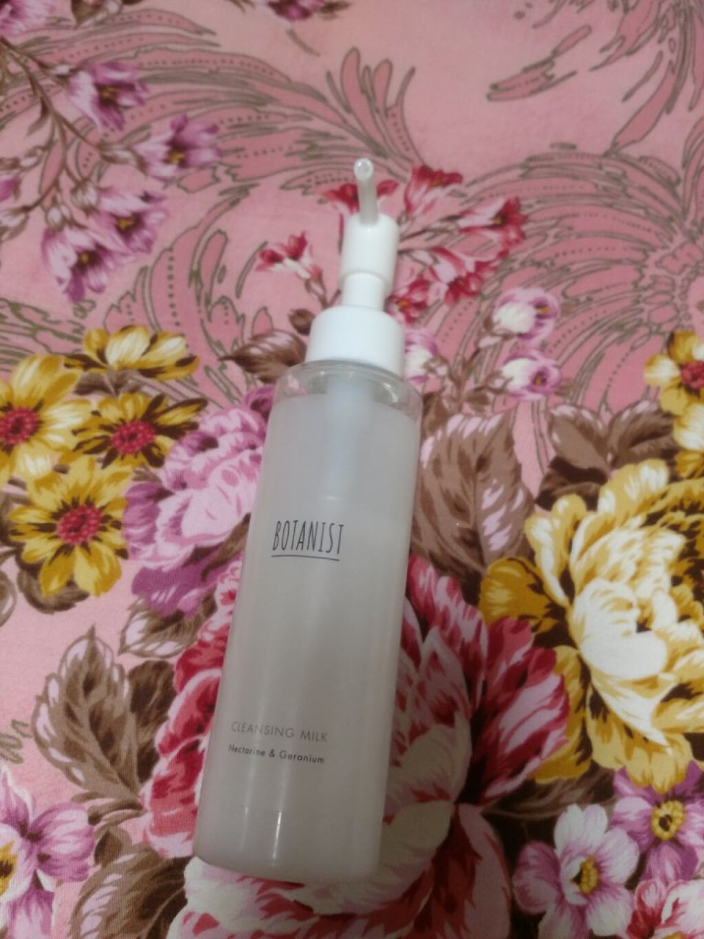 BOTANISTボタニカルクレンジングミルク(ネクタリン&ゼラニウムの香り)/BOTANIST/ミルククレンジングを使ったクチコミ(1枚目)