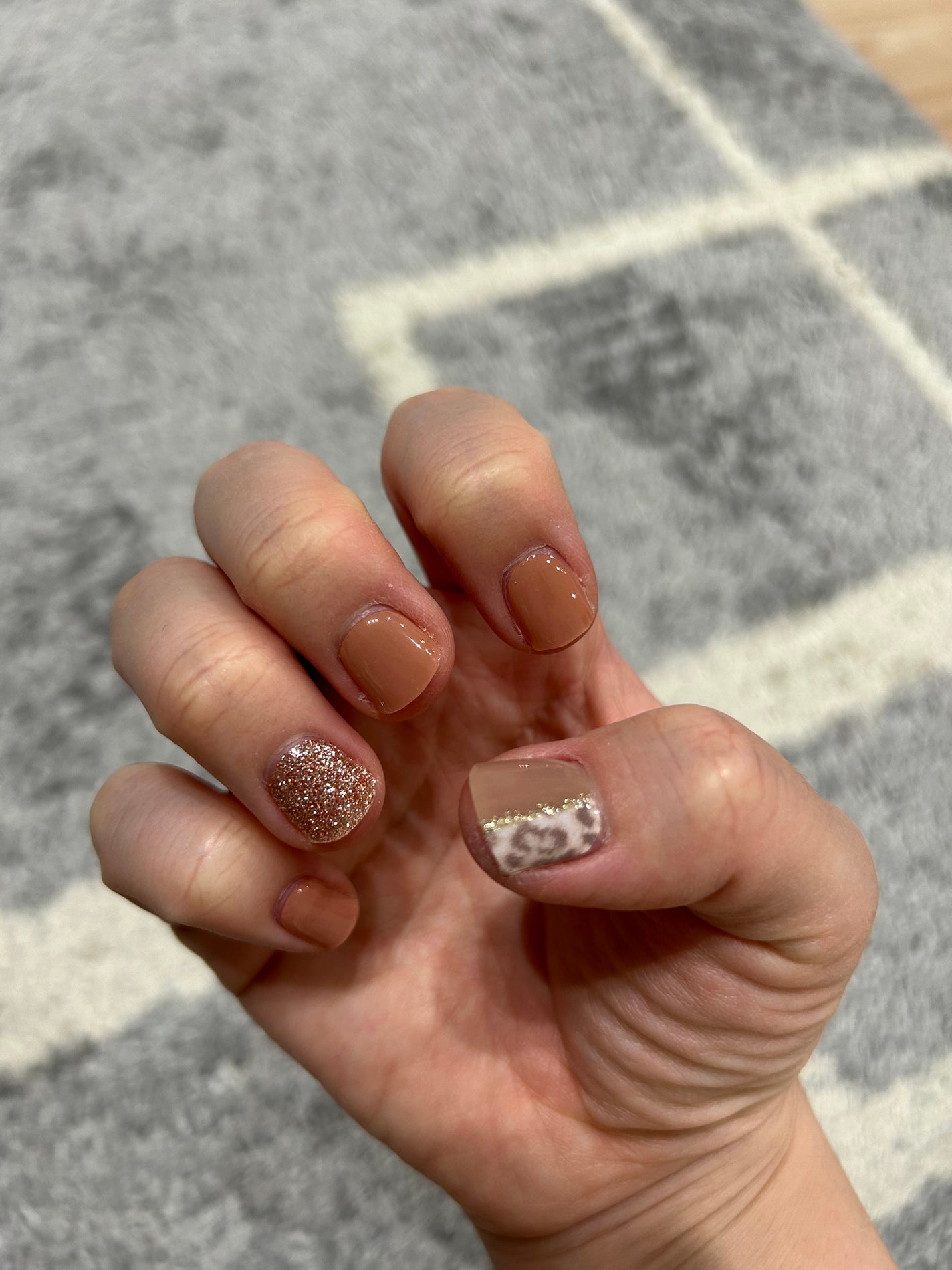 セミキュアジェルネイル(ハンド)/ohora/ネイルシールを使ったクチコミ(2枚目)