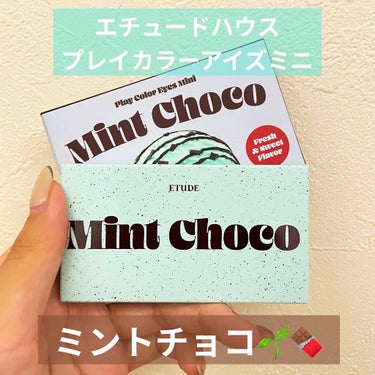 エチュードの限定チョコミントパレット🎨


【使った商品】
#ETUDEHOUSE ( #エチュードハウス )
プレイカラーアイズミニ　ミントチョコ



【商品の特徴】
韓国で今流行りのチョコミントを