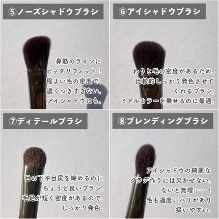 SIXPLUS メイクブラシ11本セット Masterシリーズ/SIXPLUS/メイクブラシを使ったクチコミ(4枚目)