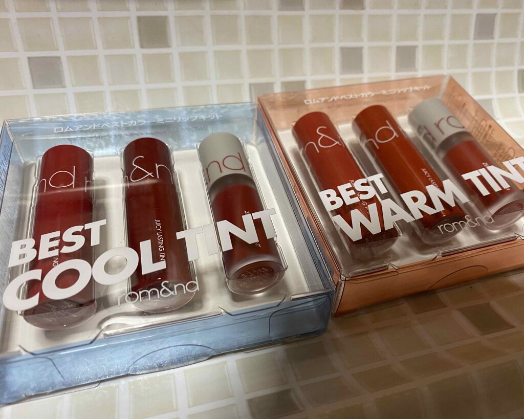 ジューシーラスティングティント/rom&nd/リップティントを使ったクチコミ(1枚目)