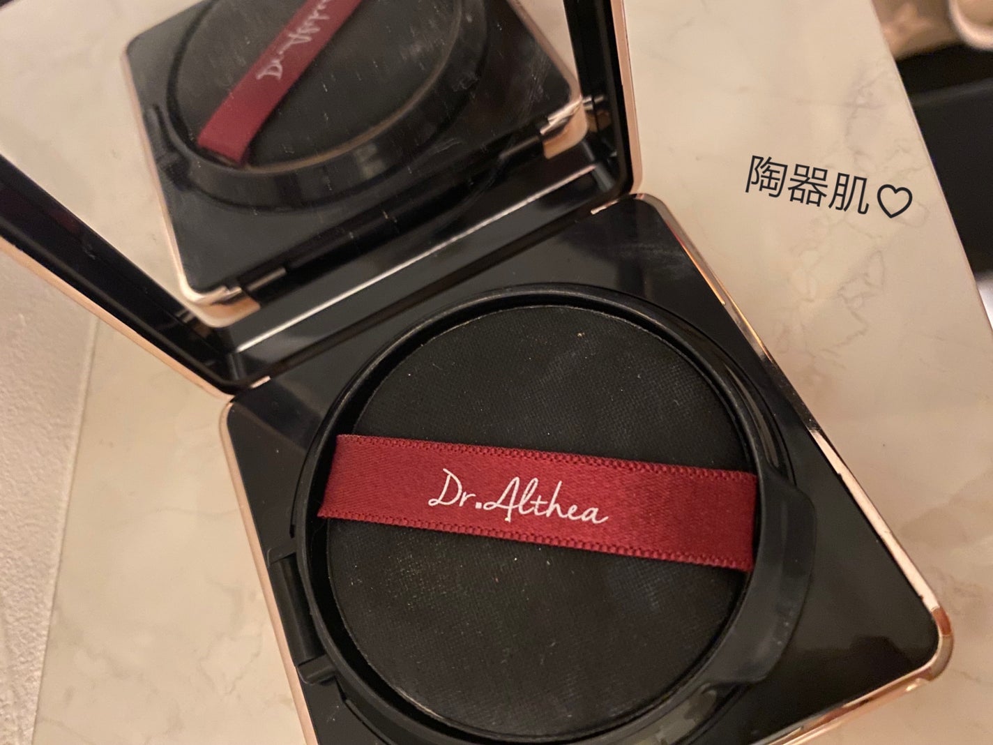 オーロラ カバー クッション モイスチャー/Dr.Althea/クッションファンデーションを使ったクチコミ(1枚目)