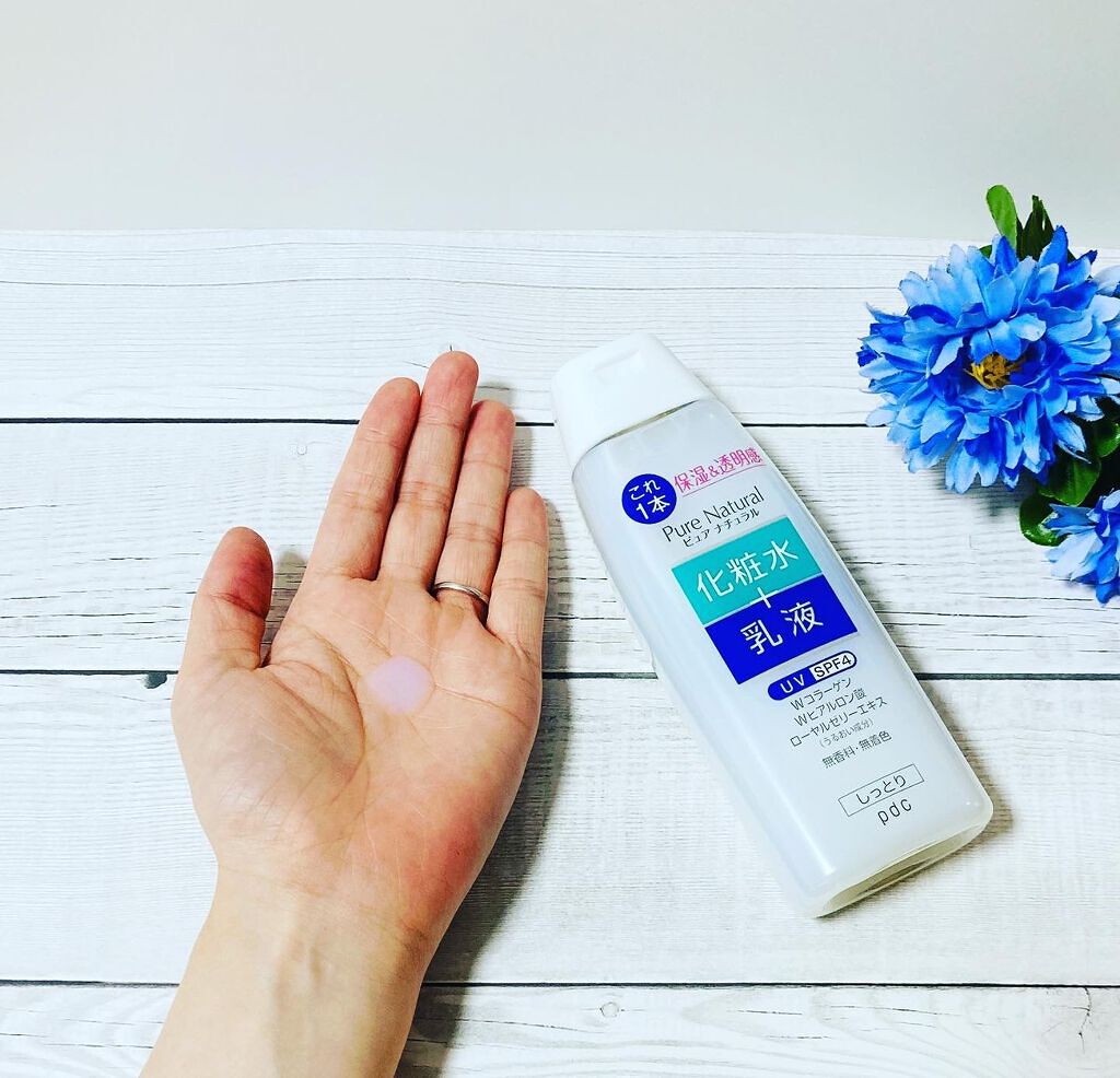 ピュア ナチュラル エッセンスローション ＵＶ/pdc/オールインワン化粧品を使ったクチコミ（3枚目）