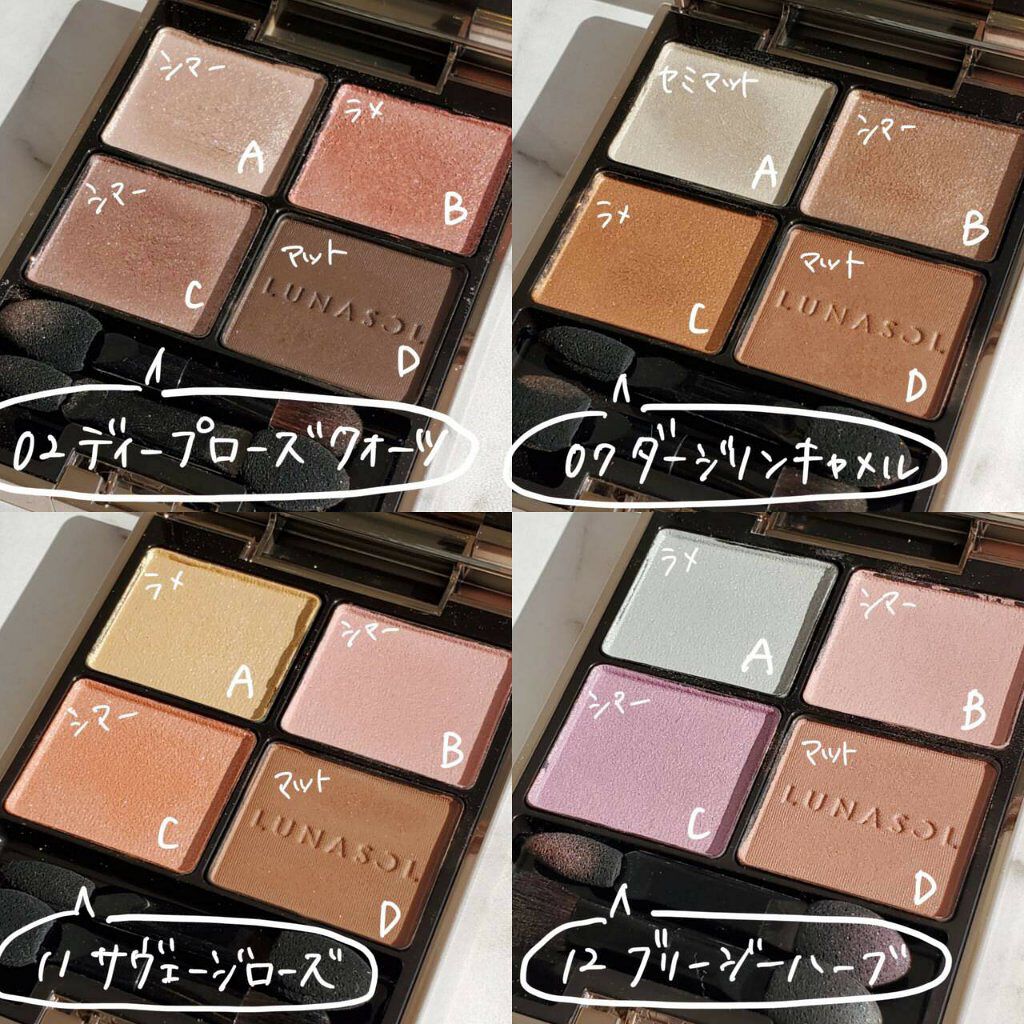 アイカラーレーション/LUNASOL/アイシャドウパレットを使ったクチコミ(2枚目)
