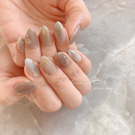 #ネイル,#冬ネイル,#大人ニュアンスネイル,#ニュアンスネイル,#ジェルネイル,#ミラーネイル,#天然石ネイル,#ブルーネイルのネイルデザイン