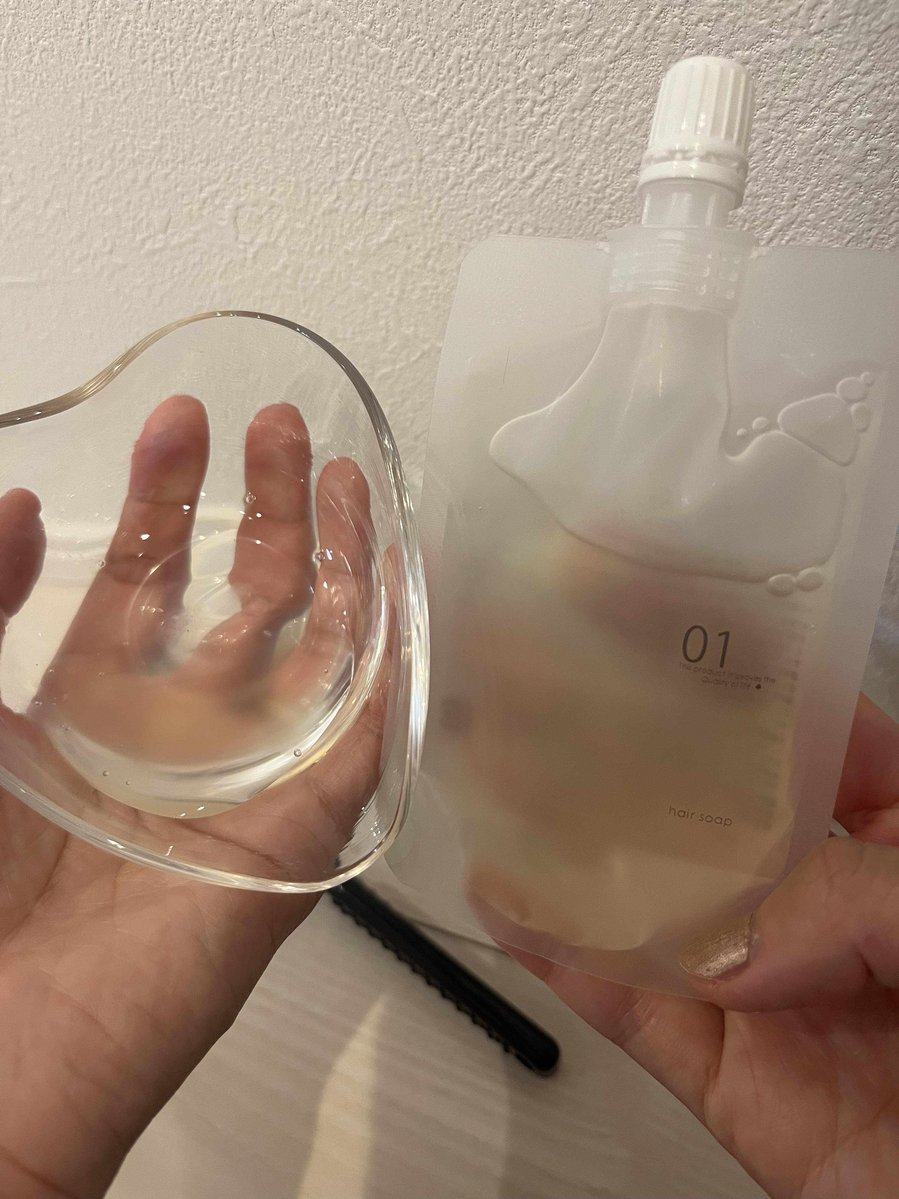 ヘアケアトライアルセット/QUEEN'S BATHROOM/トライアルキットを使ったクチコミ（2枚目）