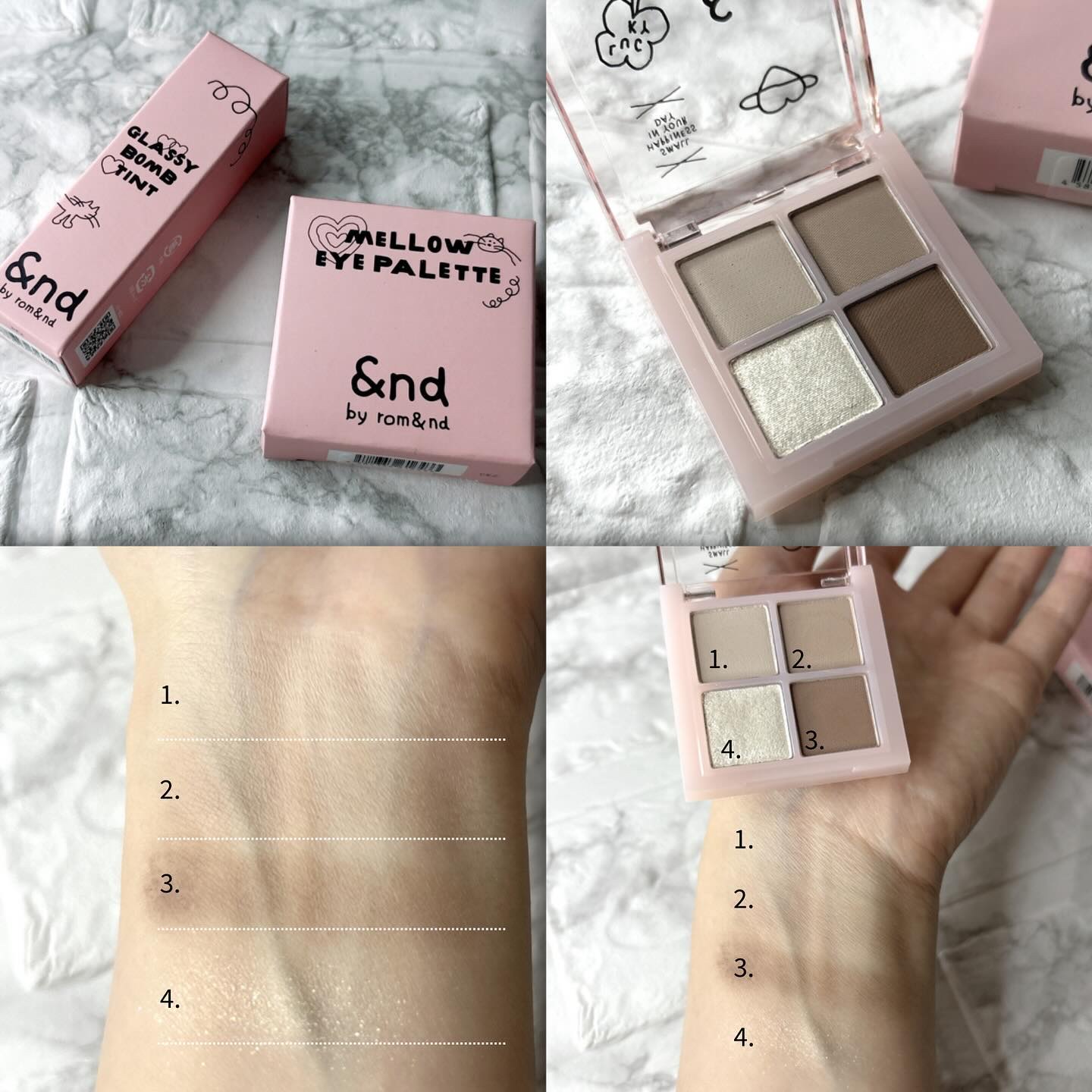 アンドバイロムアンド　メロウアイパレット/&nd by rom&nd/アイシャドウパレットを使ったクチコミ（3枚目）
