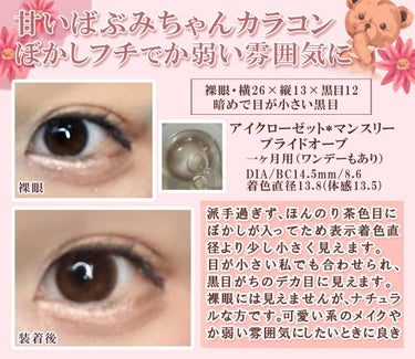 eye closet 1month/EYE CLOSET/１ヶ月（１MONTH）カラコンを使ったクチコミ（2枚目）