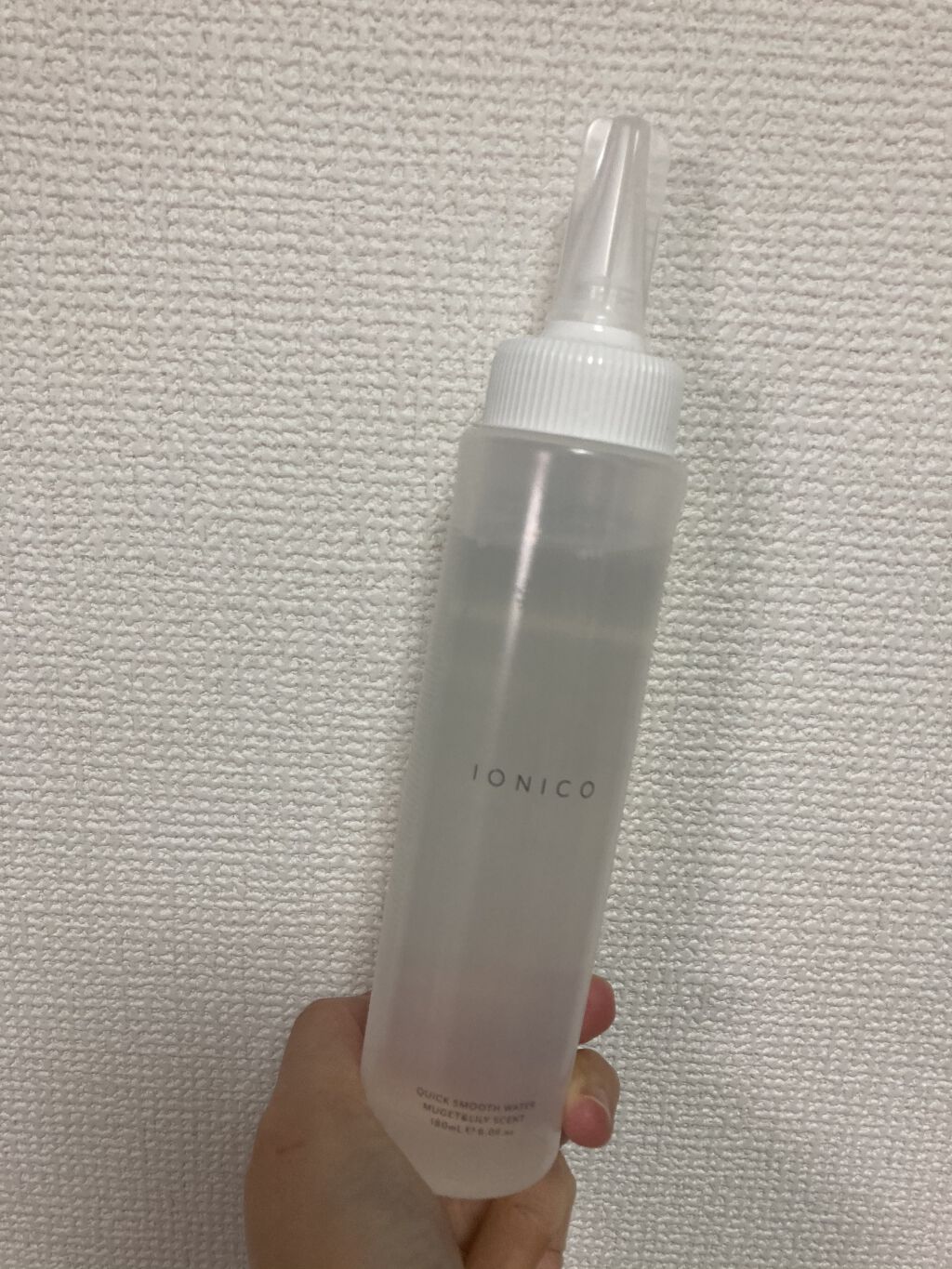 プレミアムイオン クイックスムースウォーター （毛髪美容補修水）/IONICO/洗い流すヘアトリートメントを使ったクチコミ（1枚目）