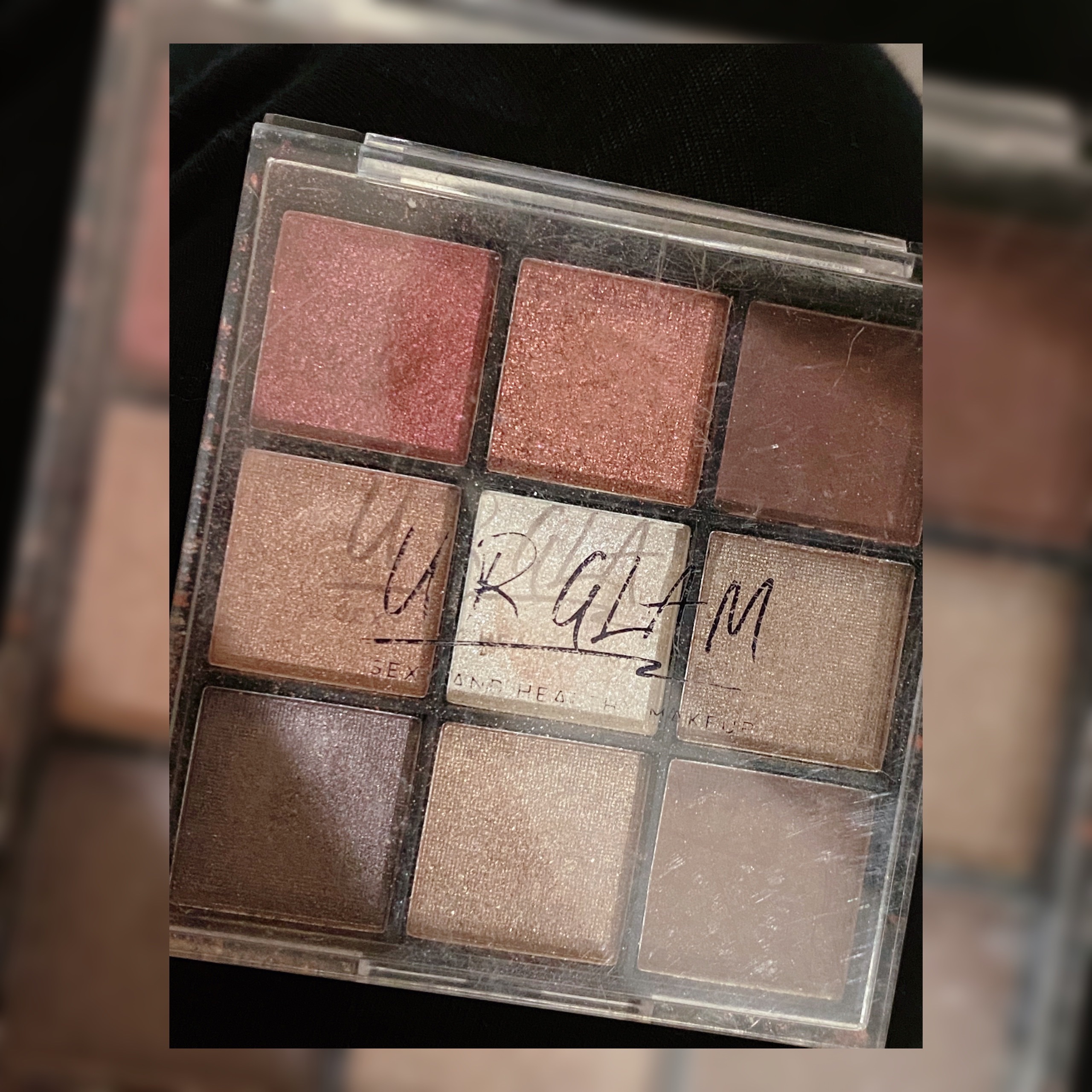 UR GLAM　BLOOMING EYE COLOR PALETTE/U R GLAM/アイシャドウパレットを使ったクチコミ（1枚目）