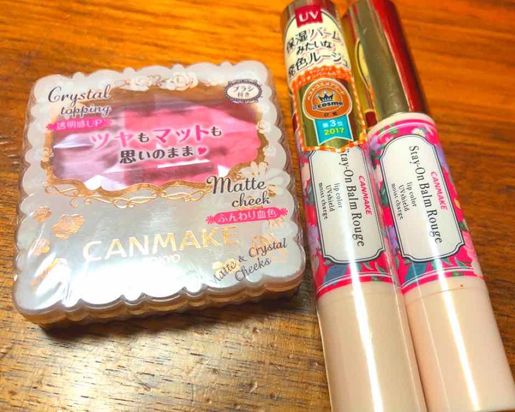 マット＆クリスタルチークス/キャンメイク/パウダーチークを使ったクチコミ（1枚目）