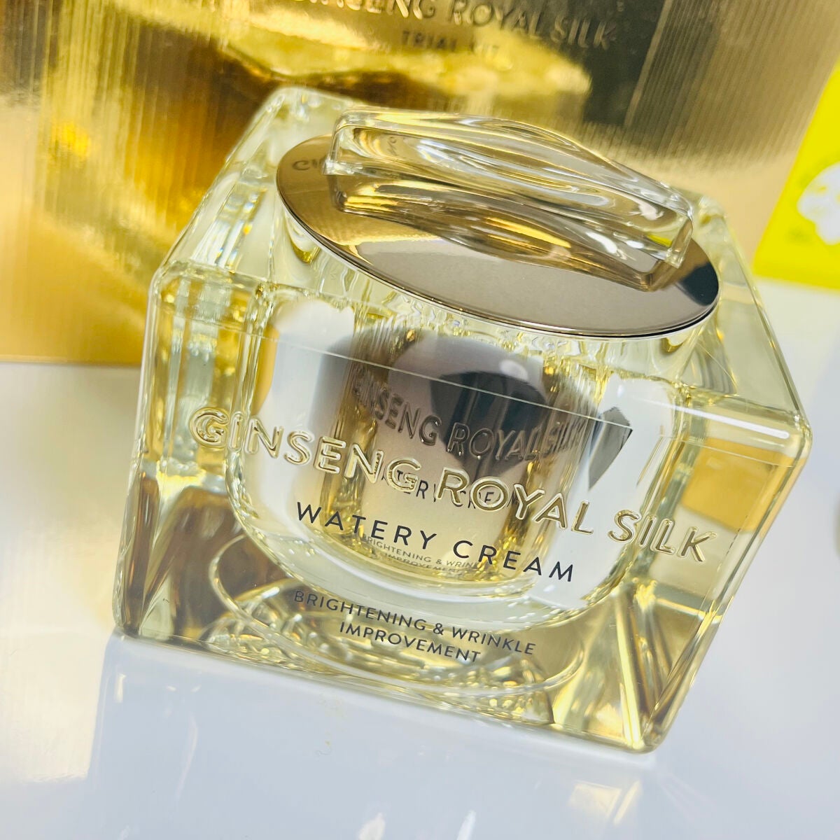 RY ウォータリークリーム GI(ジンセン ロイヤル シルク ウォータリー クリーム)/ネイチャーリパブリック/フェイスクリームを使ったクチコミ(5枚目)
