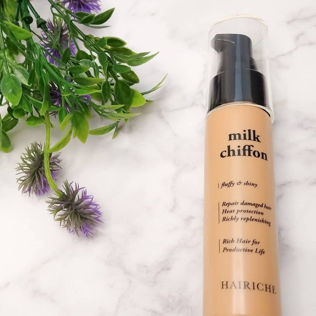 ミルクシフォン/HAIRICHE/ヘアミルクを使ったクチコミ（1枚目）