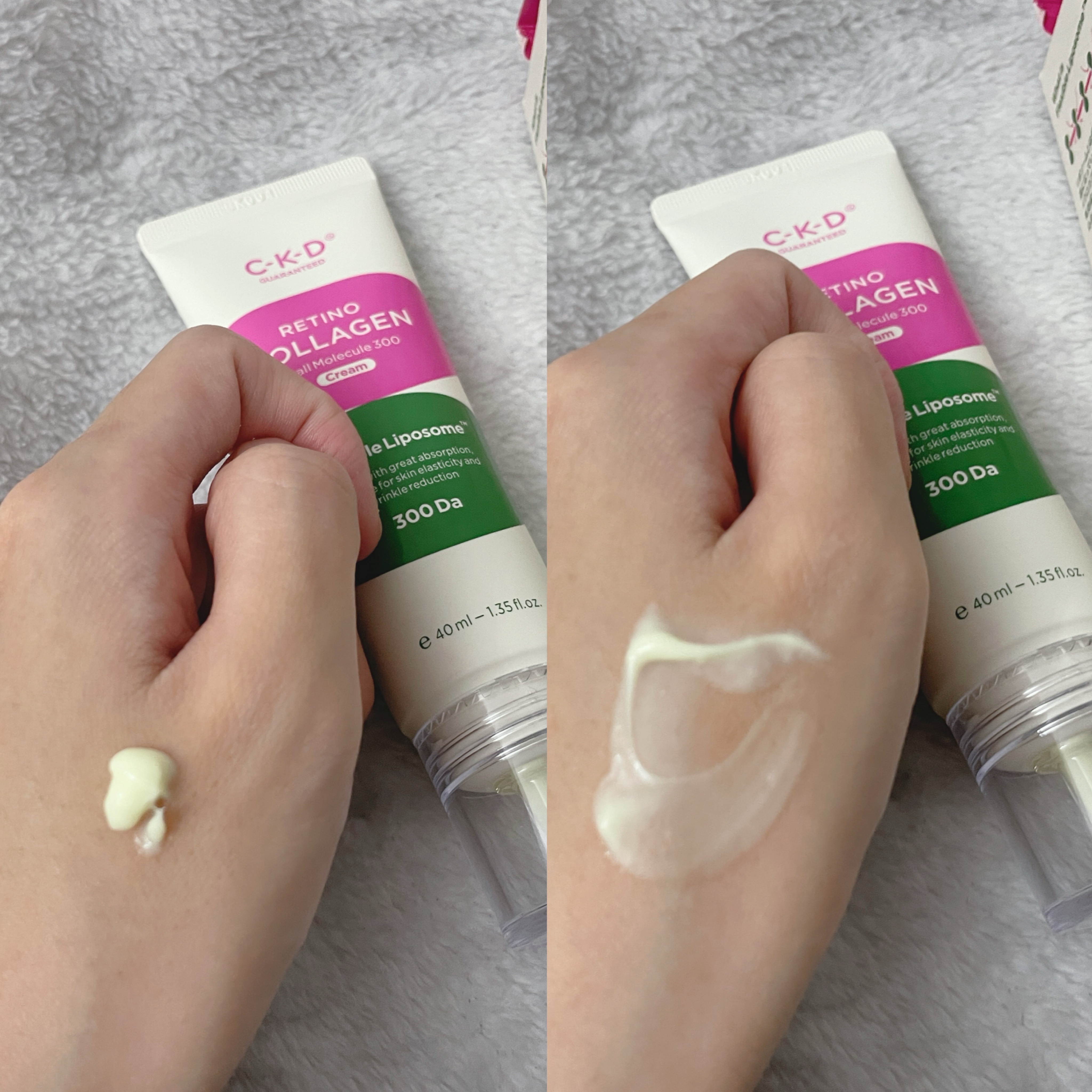 レチノコラーゲン低分子300クリーム/CKD/フェイスクリームを使ったクチコミ（2枚目）