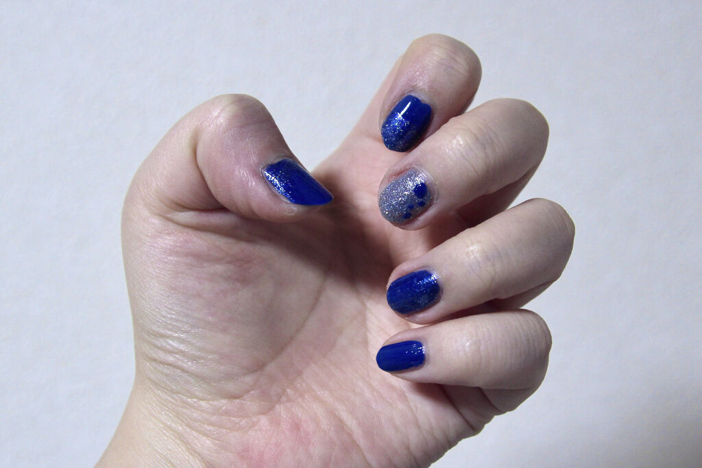 ネイルホリック リミテッドカラー Spring Denim GY063/ネイルホリック/マニキュアを使ったクチコミ（2枚目）