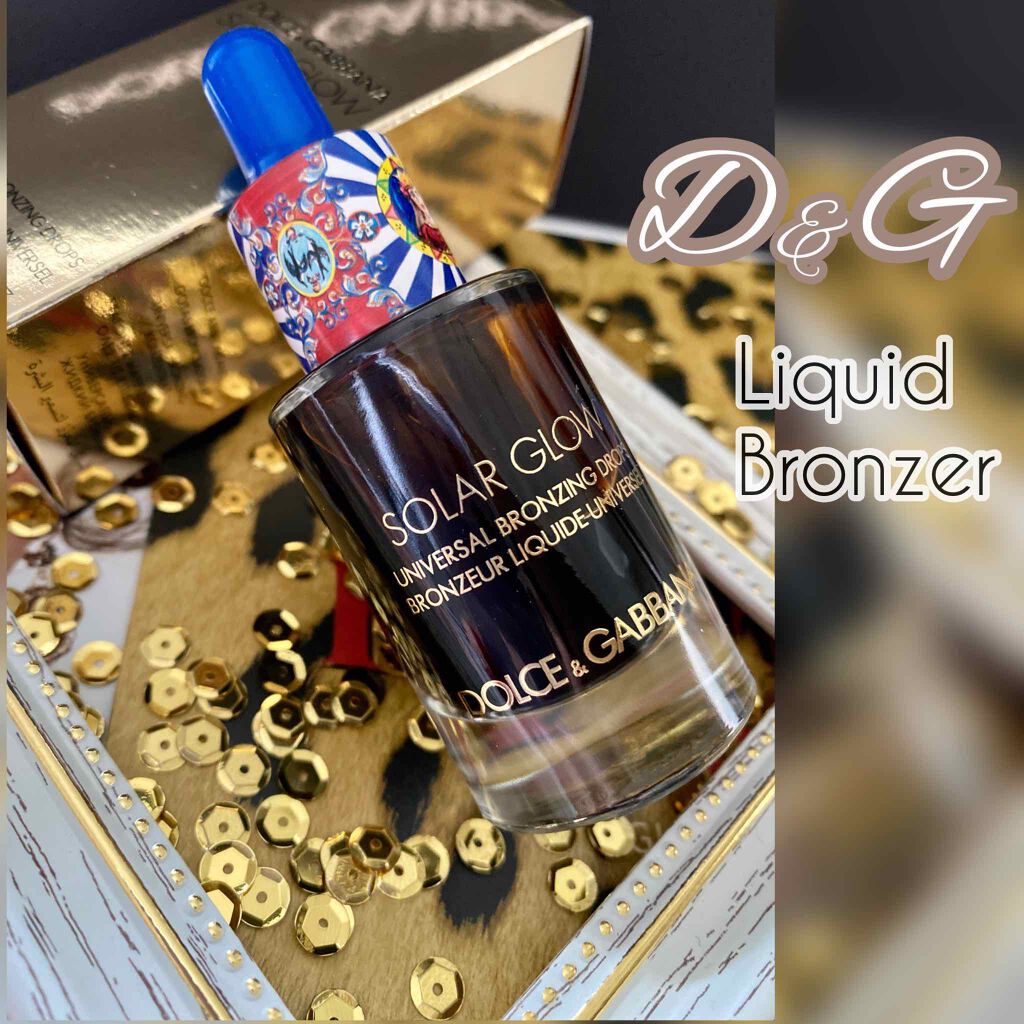 ソーラーグロウ ユニバーサル ブロンジングドロップス/DOLCE&GABBANA BEAUTY/ジェル・クリームチークを使ったクチコミ(1枚目)