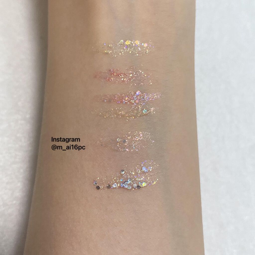 アイスパングルグリッター/HOLIKA HOLIKA/グリッターを使ったクチコミ（2枚目）