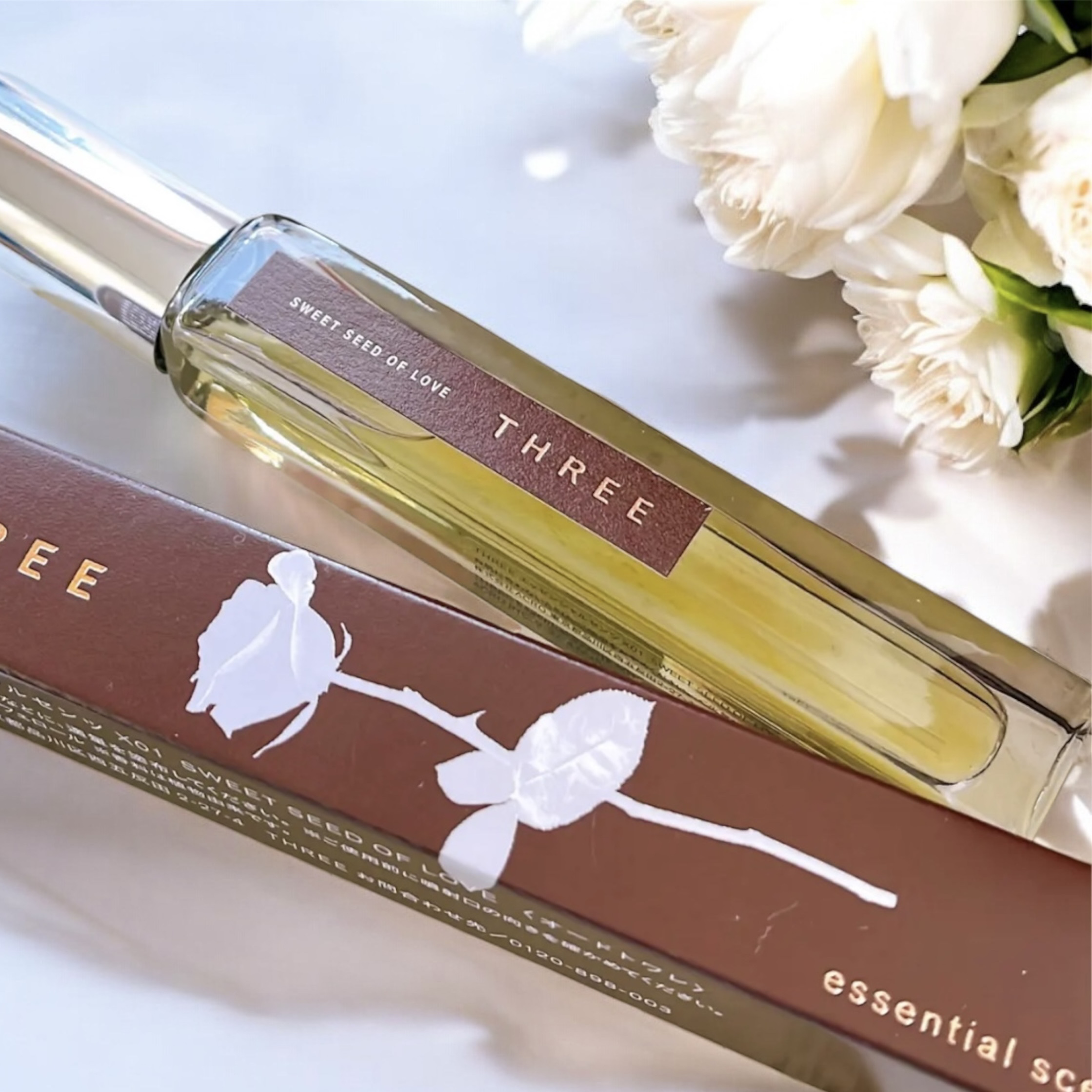 THREE エッセンシャルセンツ X01 SWEET SEED OF LOVE/THREE/香水(レディース)を使ったクチコミ（2枚目）