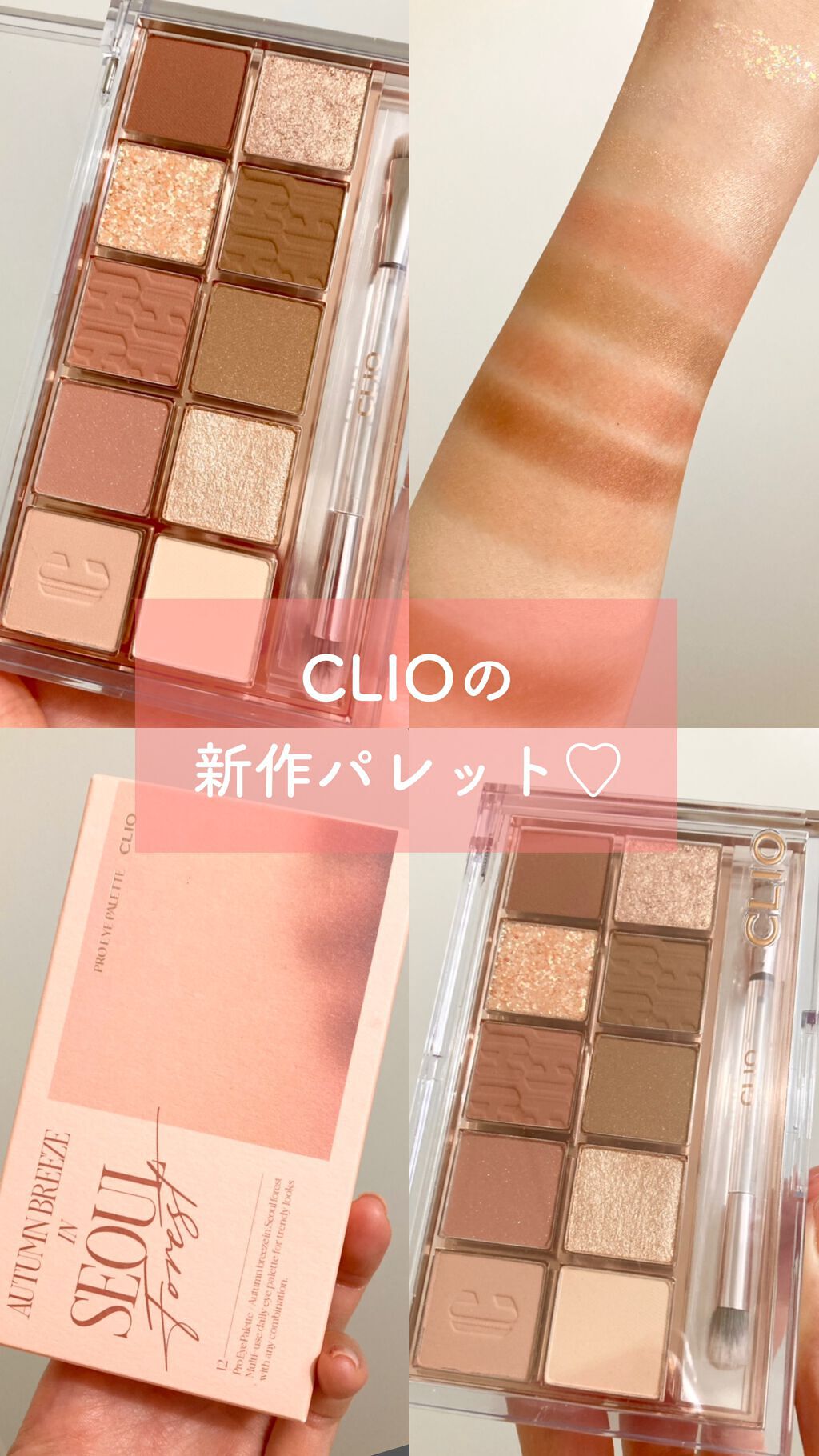 プロ アイ パレット/CLIO/アイシャドウパレットを使ったクチコミ（1枚目）