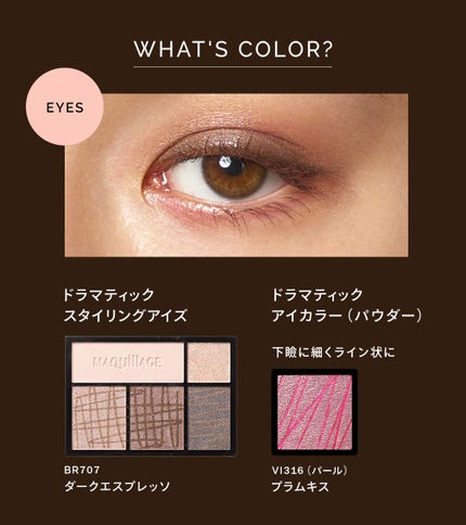 ドラマティックスタイリングアイズ/マキアージュ/アイシャドウパレットを使ったクチコミ(2枚目)