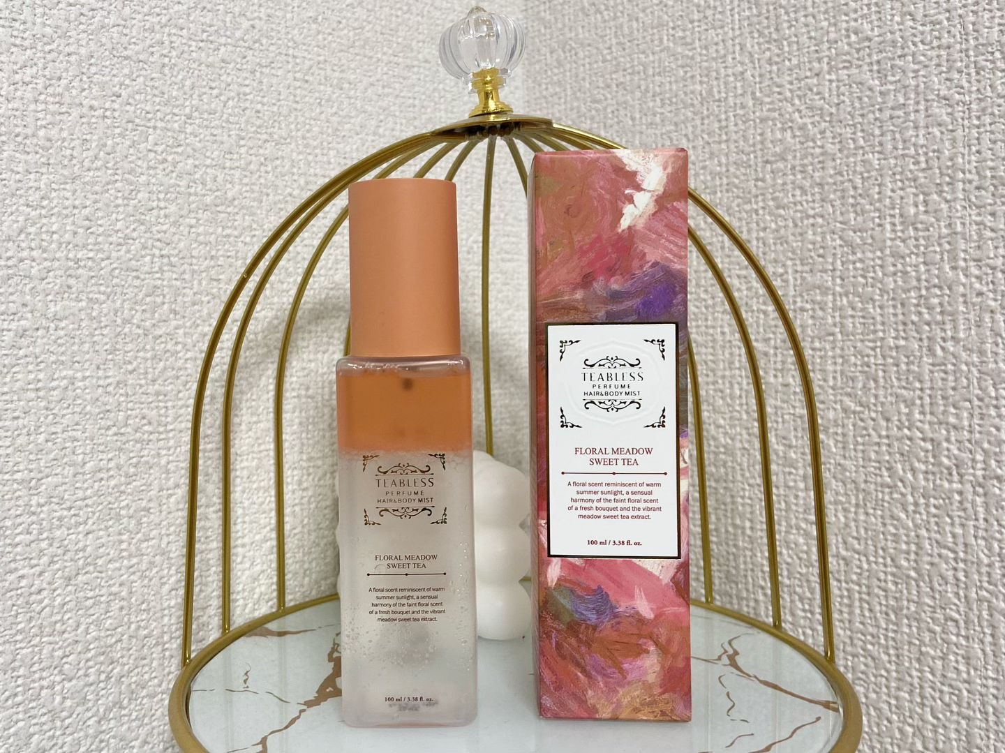 パヒュームヘア&ボディミスト フローラルメドウスウィートティー/TEABLESS/ヘアミストを使ったクチコミ（2枚目）