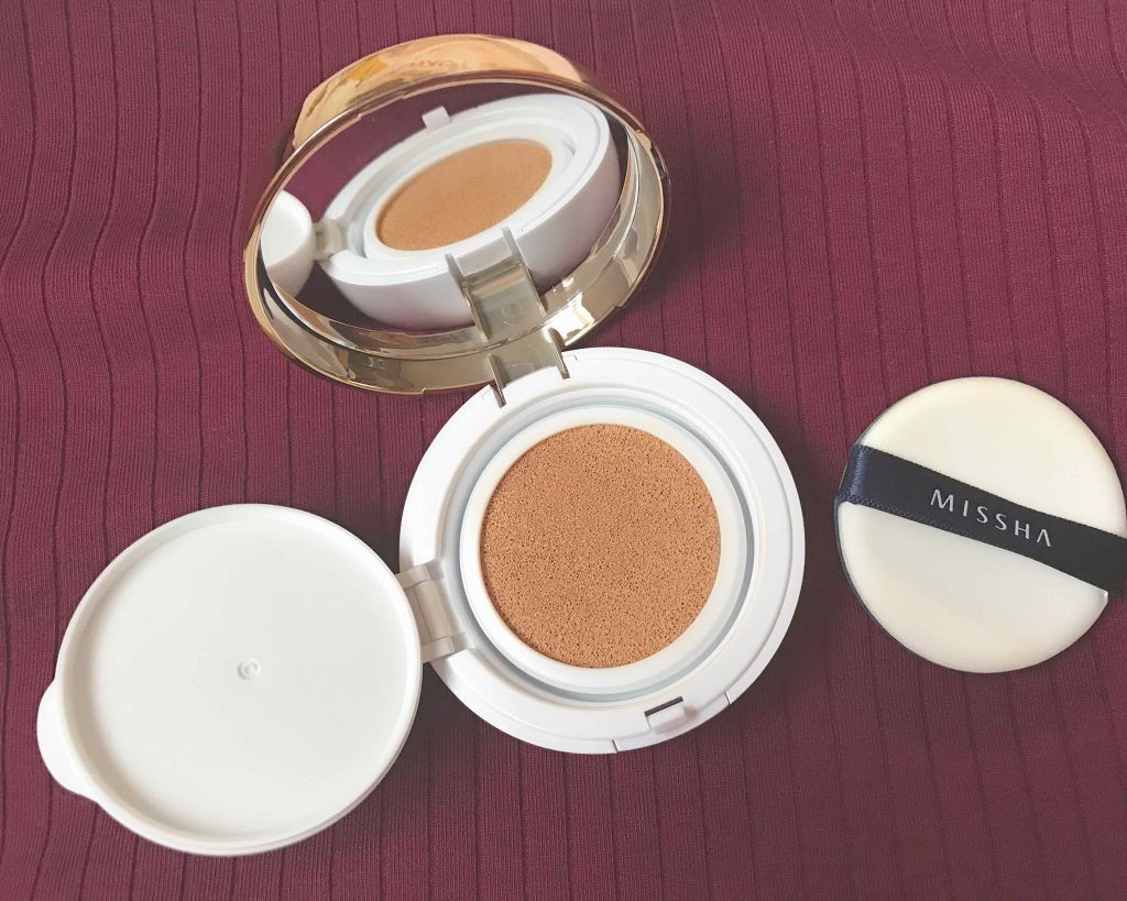 M クッション ファンデーション(モイスチャー)/MISSHA/クッションファンデーションを使ったクチコミ（2枚目）