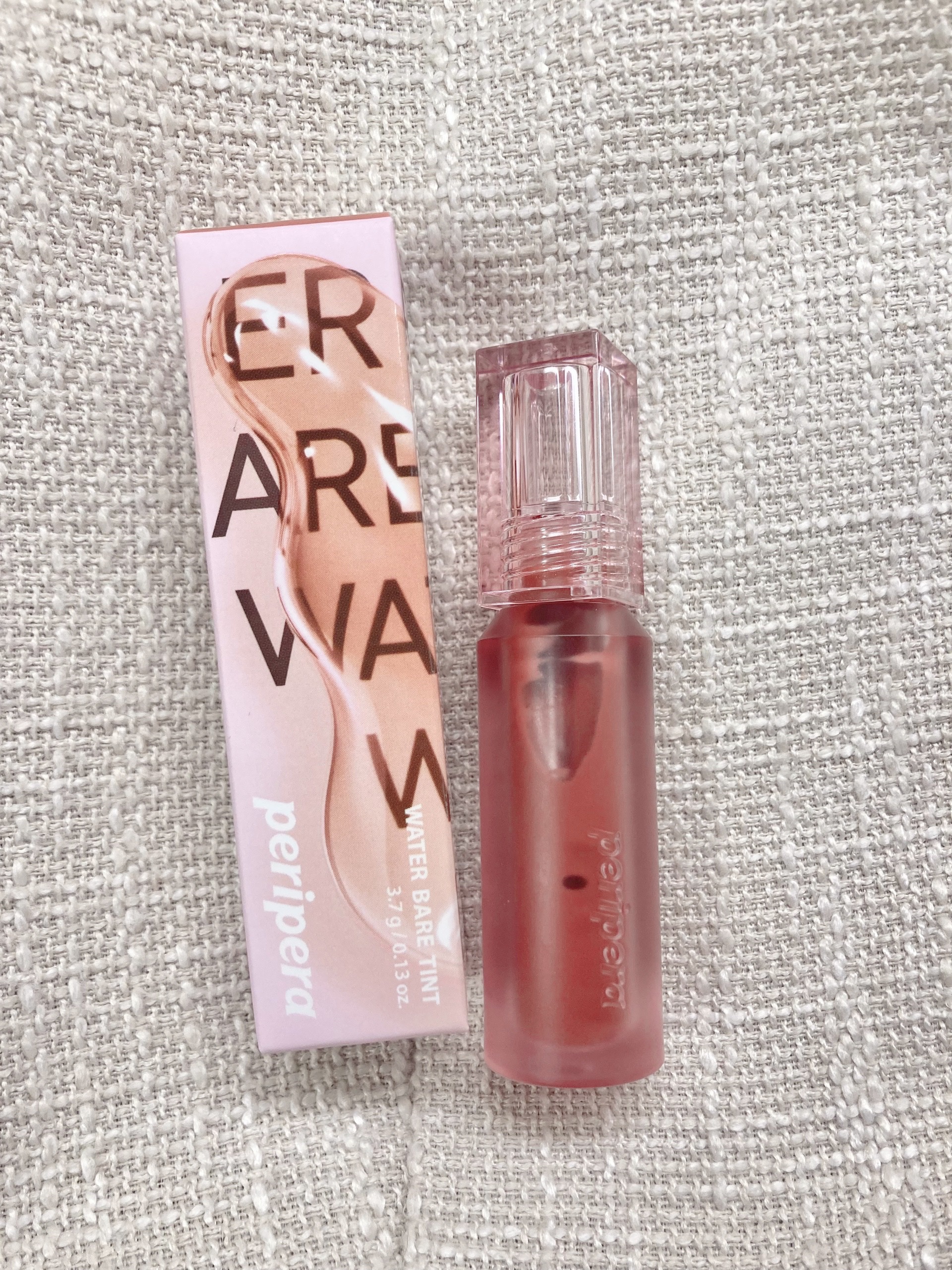 ウォーター ベアー ティント 06 ソフトリー ブラウン(SOFTLY BROWN)/PERIPERA/リップティントを使ったクチコミ（1枚目）