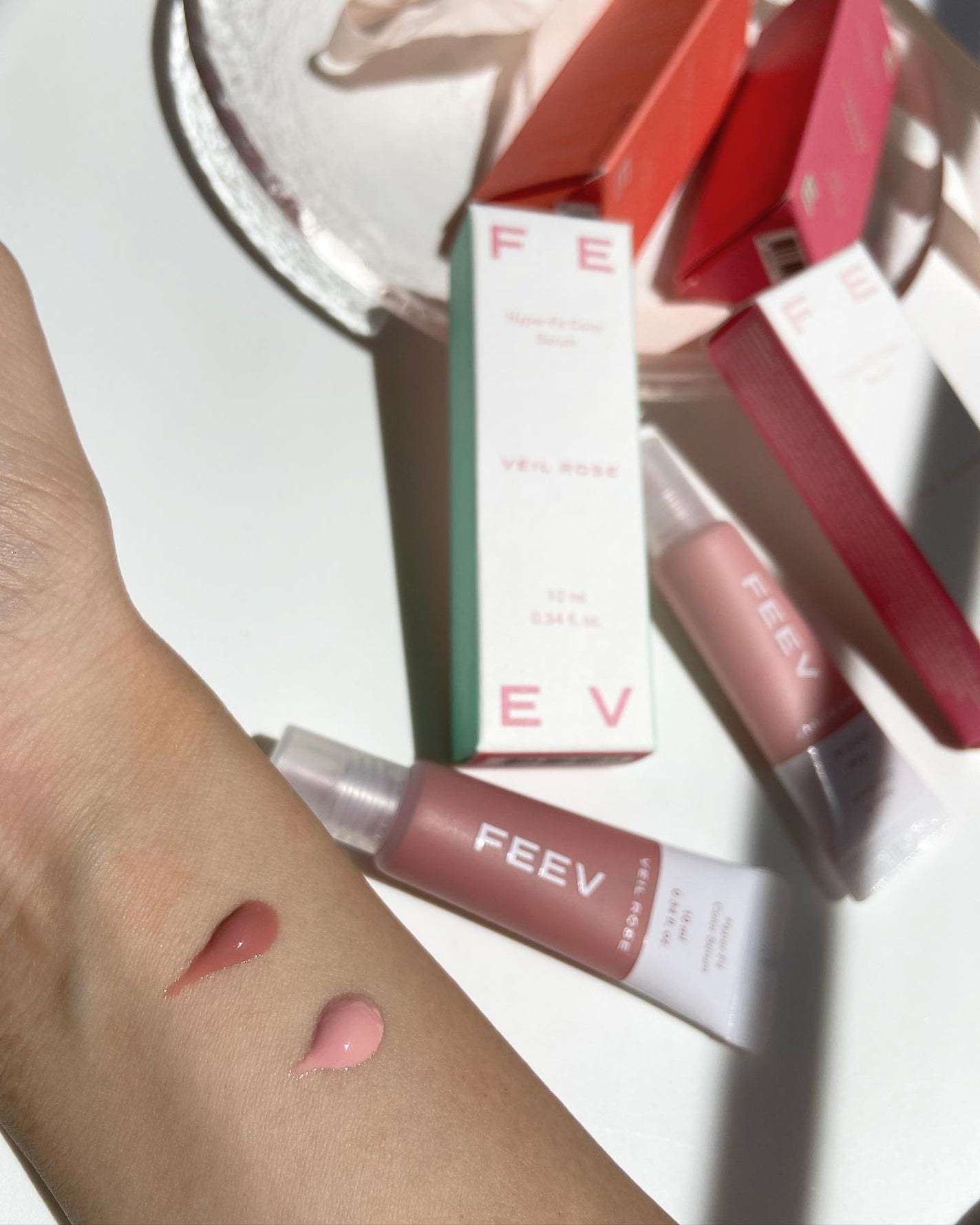 カラーセラム/FEEV/リキッドチークを使ったクチコミ(7枚目)