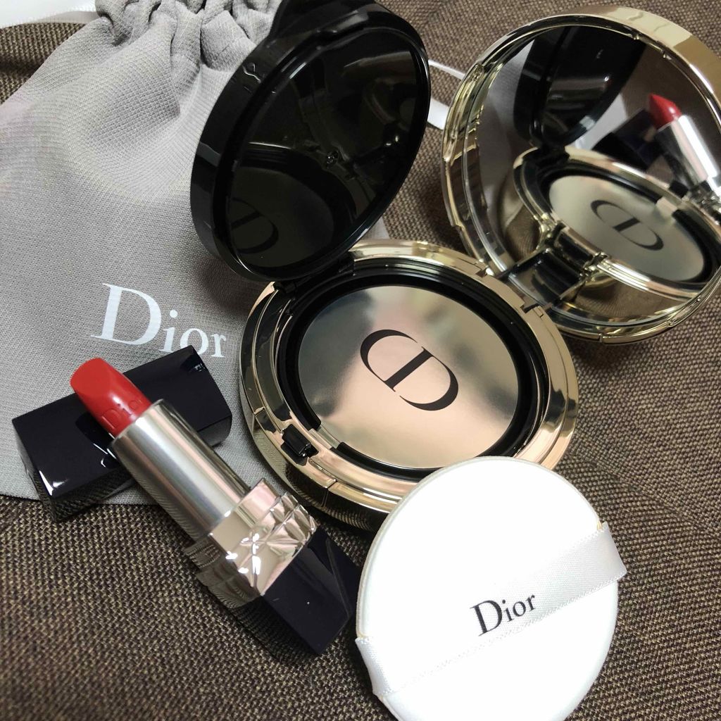 プレステージ ル クッション タン ドゥ ローズ/Dior/クッションファンデーションを使ったクチコミ(1枚目)