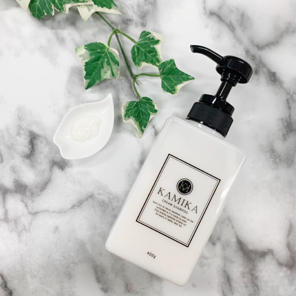 黒髪クリームシャンプー/KAMIKA/シャンプー・コンディショナーを使ったクチコミ（1枚目）