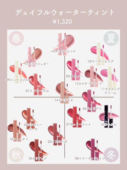 ジューシーラスティングティント/rom&nd/リップティントを使ったクチコミ(4枚目)