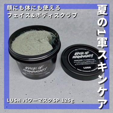 ラッシュ パワーマスク SPのクチコミ「【夏の1軍スキンケア】
LUSH パワーマスクSP、何度目のリピートだろう…
週2ペースで使っ.....」（1枚目）