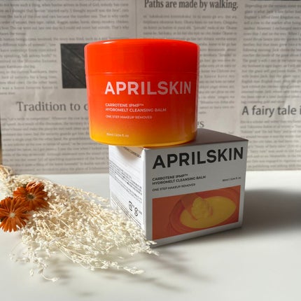 カロテンIPMP(TM) とろけるクレンジングバーム /APRILSKIN/クレンジングバームを使ったクチコミ(1枚目)