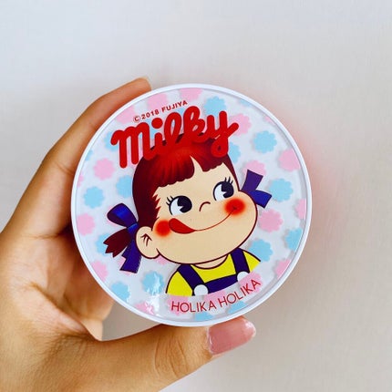 Holika Holika ペコちゃん ハードカバー パーフェクト クッション /HOLIKA HOLIKA/クッションファンデーションを使ったクチコミ(1枚目)