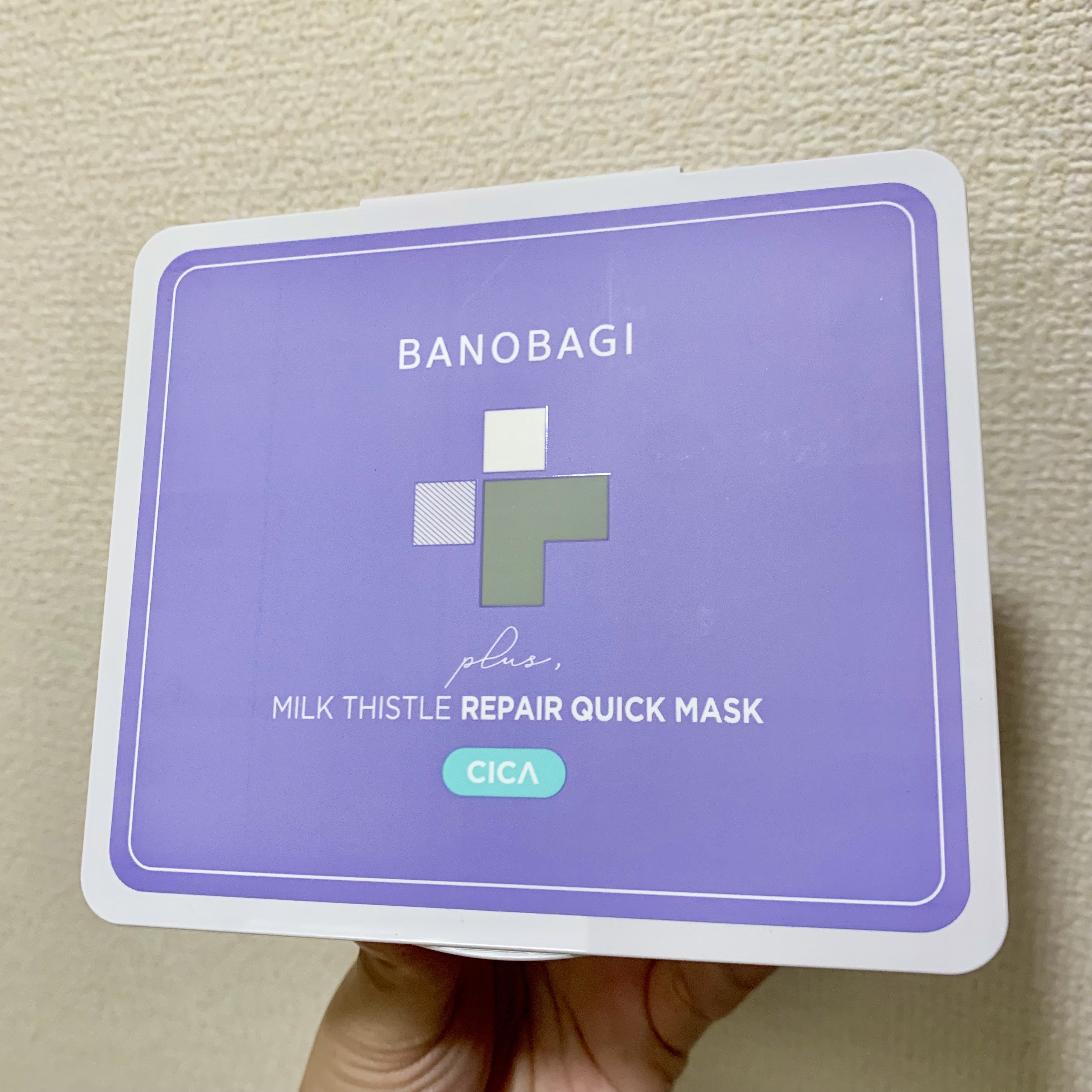 ミルクシスルリペアシカクイックマスクプラス/BANOBAGI/シートマスク・パックを使ったクチコミ（1枚目）