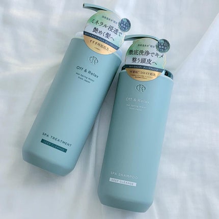 スパ・シャンプー/ヘアトリートメント ディープクレンズ/Off&Relax/市販シャンプーを使ったクチコミ(2枚目)
