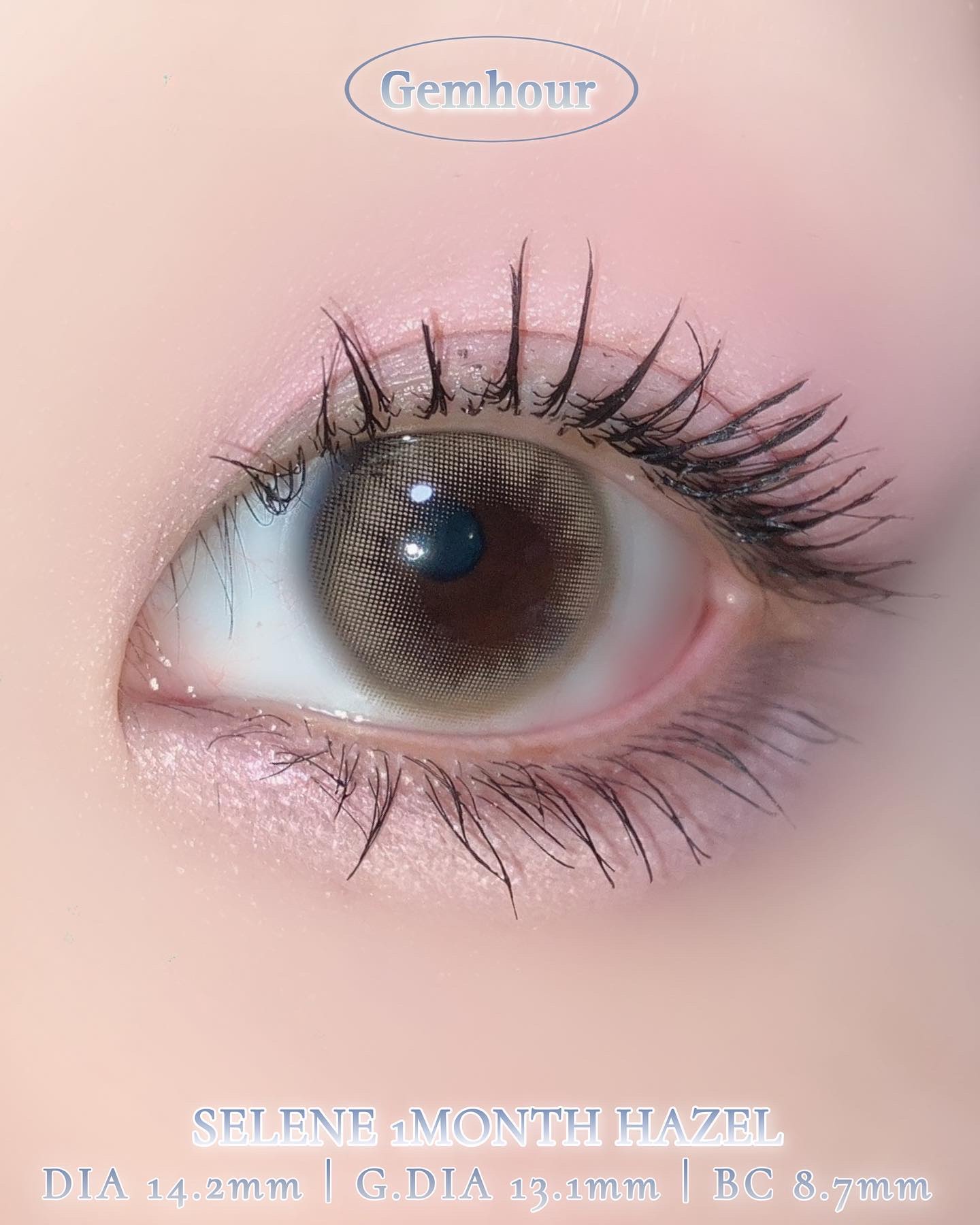Selene/Gemhour lens/１ヶ月（１MONTH）カラコンを使ったクチコミ（3枚目）