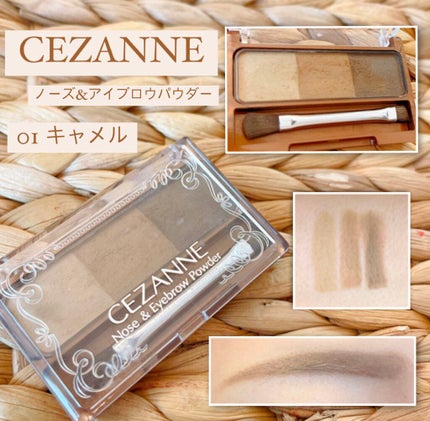 ノーズ&アイブロウパウダー/CEZANNE/パウダーアイブロウを使ったクチコミ(1枚目)