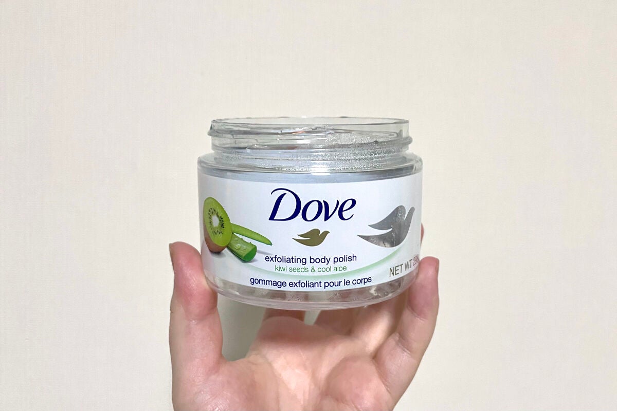 ダヴ ふわとろ クリーミースクラブ キウイ&アロエ/ダヴ/ボディスクラブを使ったクチコミ(1枚目)